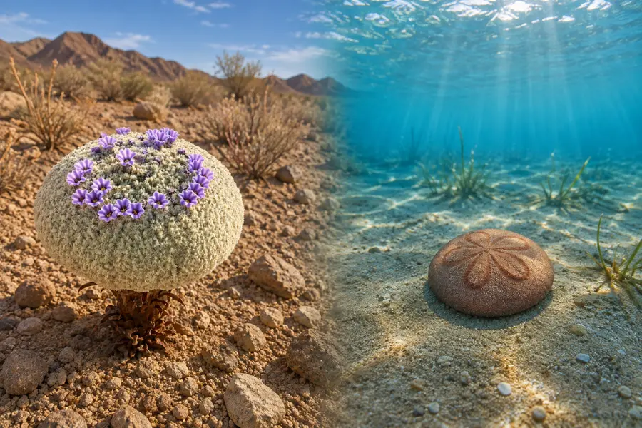 sand dollar and sand food