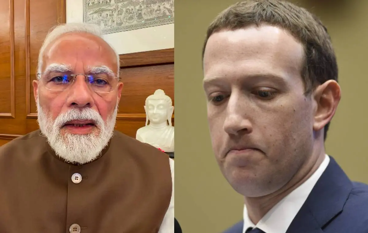 PM Modi; Mark Zuckerberg | Photos: PTI