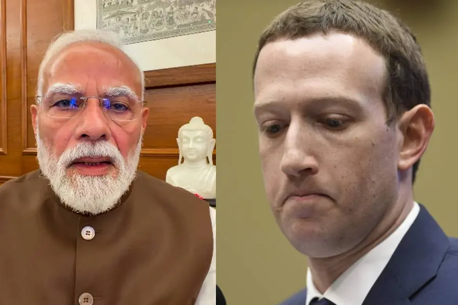 modi, zuckerberg