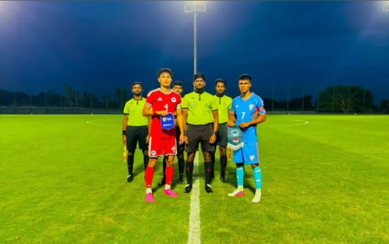 India defeats Singapore 3-0 in first AFC U20 Qualifiers warm-up
