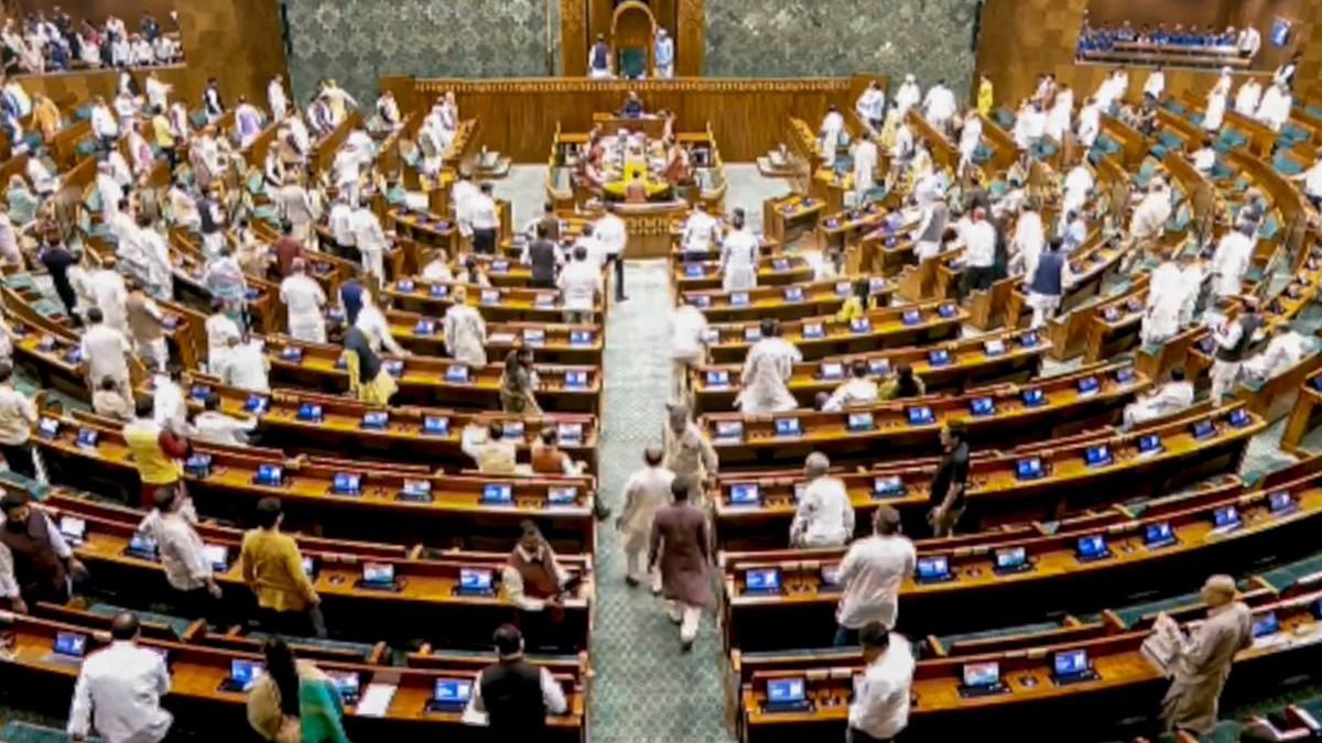 Parliament Monsoon Session: LS adjourned till 2 pm amid Opposition protests over student crackdown