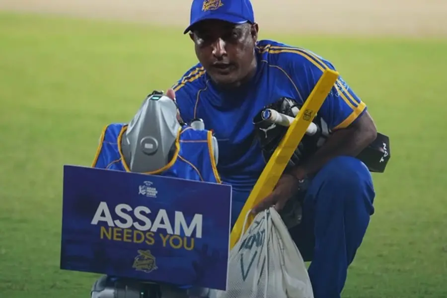 'Assam Needs You': RoboDog joins players before APL match to highlight flood victims' plight