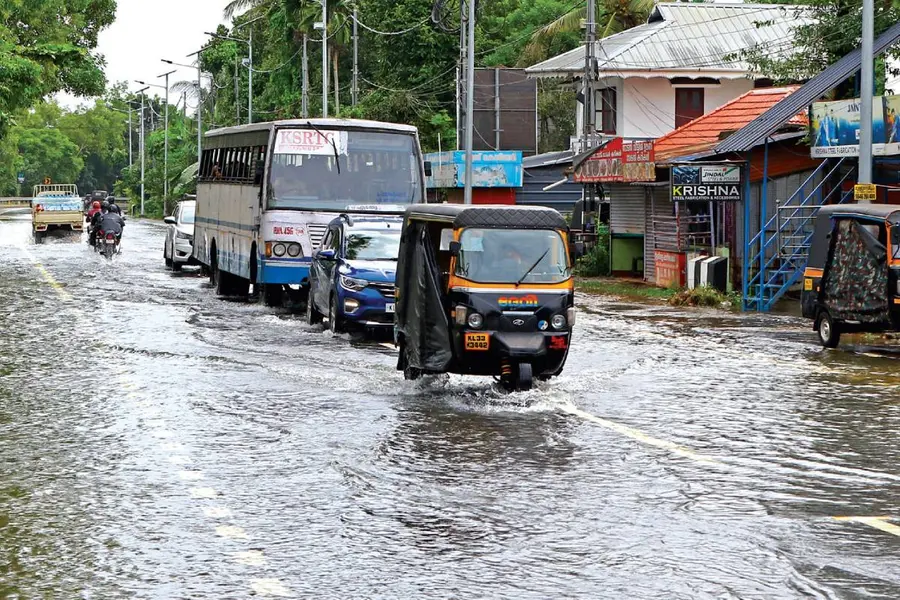 Heavy rain floods Kerala's Rs 752-crore AC Road