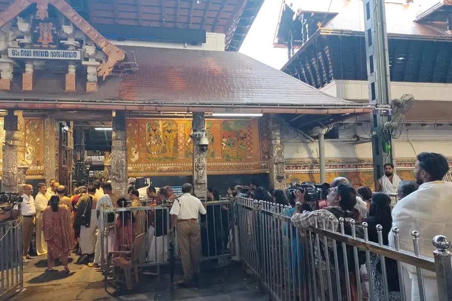Guruvayur Temple has launched a trial virtual queue system for darshan