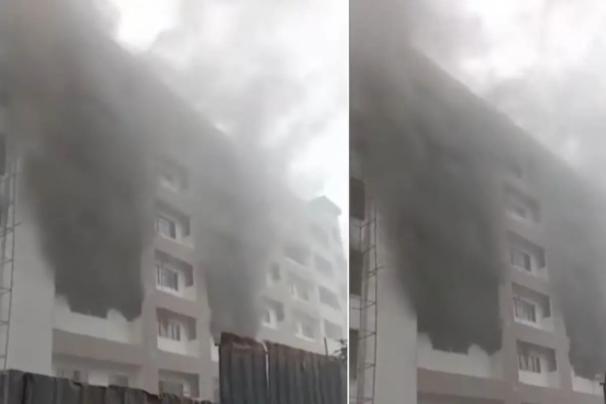 Fire broke out at Thrissur Medical College Hospital building