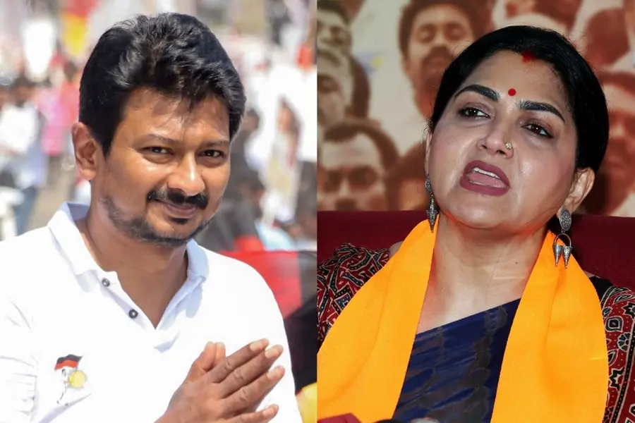 'നിങ്ങൾക്ക് ആണത്തമുണ്ടെങ്കിൽ'; തൃഷ വിവാദത്തിൽ ഉദയനിധി സ്റ്റാലിനെ വെല്ലുവിളിച്ച് BJP നേതാവ് ഖുശ്ബു