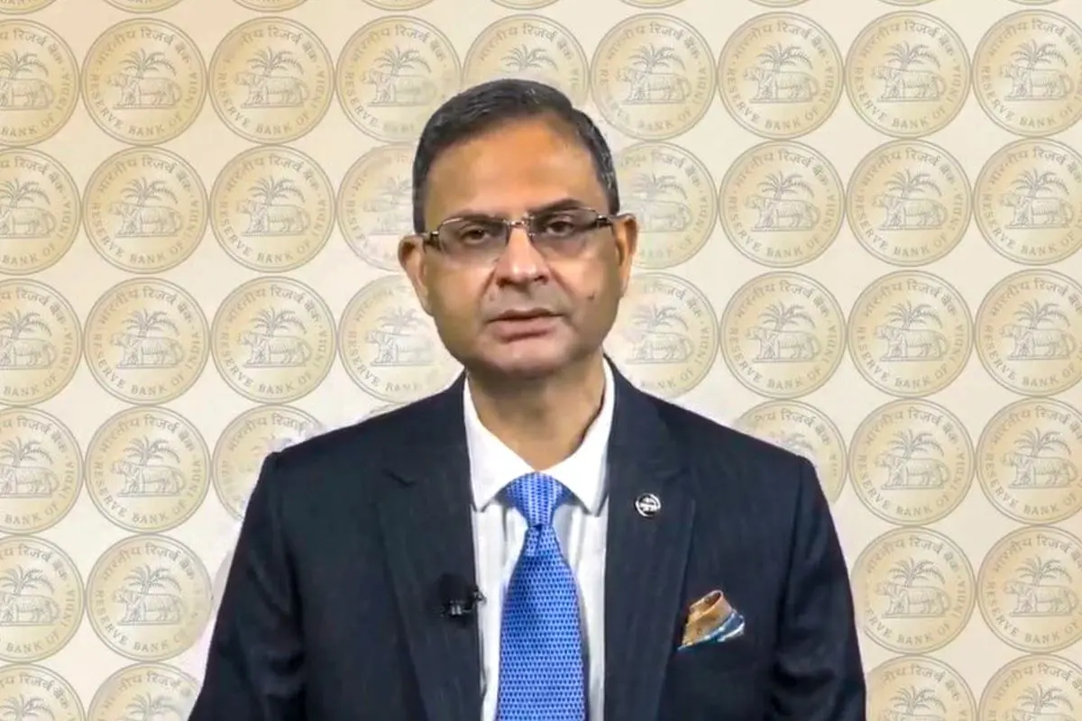 In this screengrab from a video posted on Aug. 5, 2026, Reserve Bank of India (RBI) Governor Sanjay Malhotra addresses a press conference on Monetary Policy Statement and Post-Monetary Policy, in Mumbai, Maharashtra (Photo: PTI)