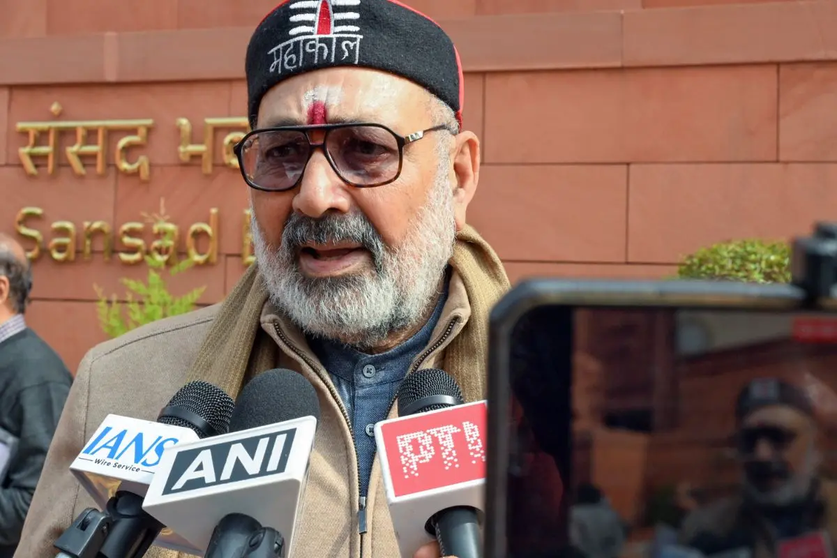 Union Minister Giriraj Singh. (ANI Photo/Jitender Gupta)