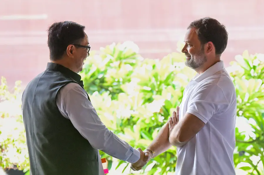 Rahul Gandhi-Kiren Rijiju