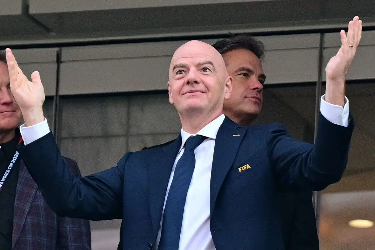 FIFA president Gianni Infantino. (Photo by Frederic J. BROWN / AFP)