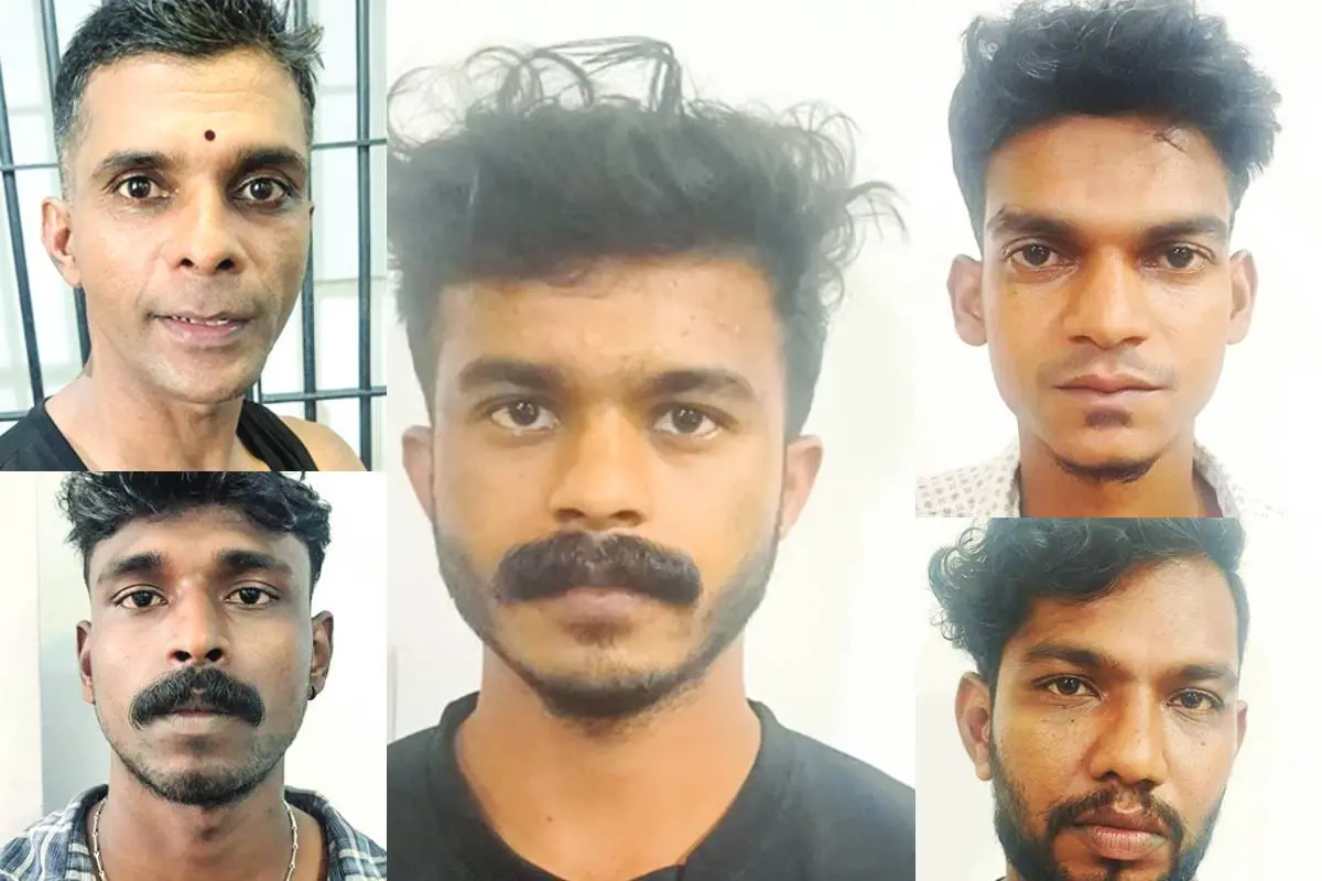 ഗുരുവായൂരില് അറസ്റ്റിലായ അഞ്ചംഗ സംഘം