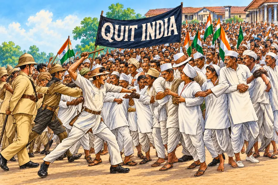 quit india