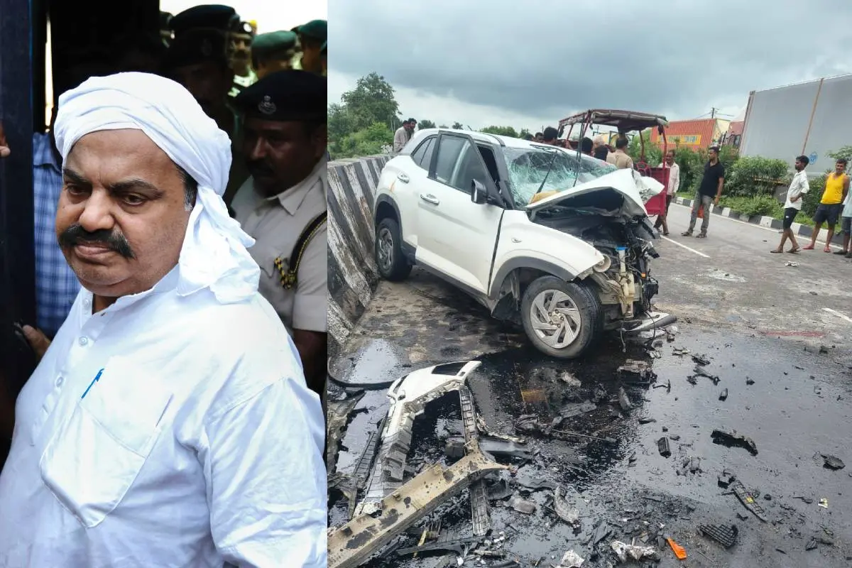 അതീഖ് അഹമ്മദ്, അബാന് അഹമ്മദിന്റെ മരണത്തിനിടയാക്കിയ അപകടം