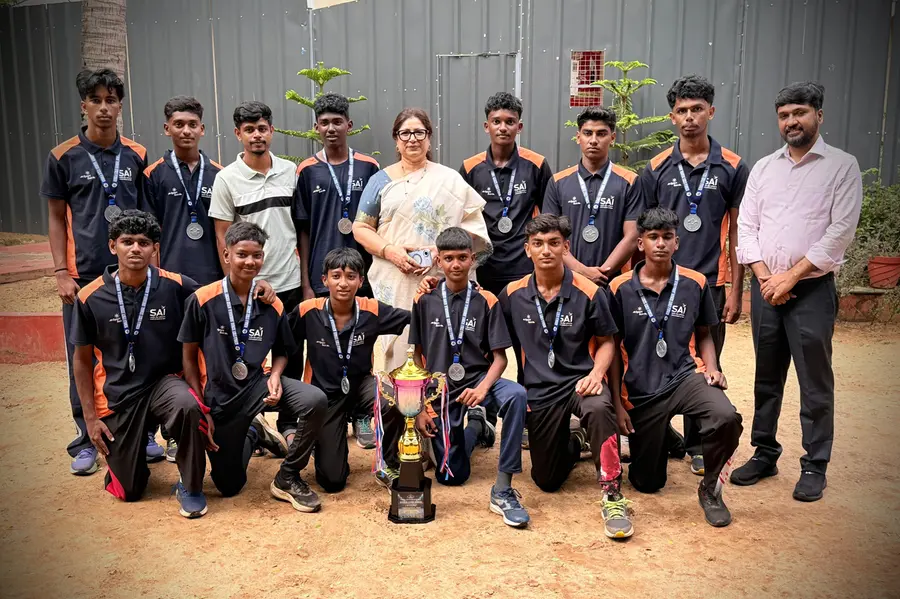 സംസ്ഥാന സ്കൂൾ ഹോക്കി ചാമ്പ്യൻഷിപ്പ് റണ്ണറപ്പുകളെ അനുമോദിച്ചു