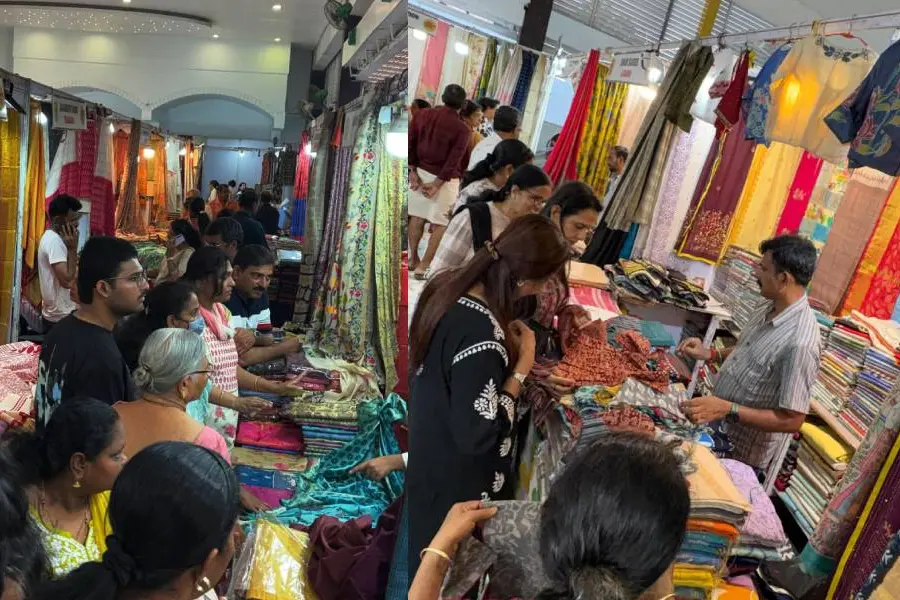 'വീവ്‌സ് ഓഫ് ഇന്ത്യ': ഓണം സ്‌പെഷ്യൽ സിൽക്ക് ഫെസ്റ്റിവലിന് കലൂർ എ.ജെ ഹാളിൽ തുടക്കം