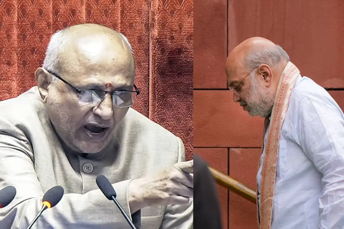 രാജ്യസഭാ ചെയര്മാന് സി.പി.രാധാകൃഷ്ണന്, ആഭ്യന്തര മന്ത്രി അമിത് ഷാ |ഫോട്ടോ:ANI,PTI