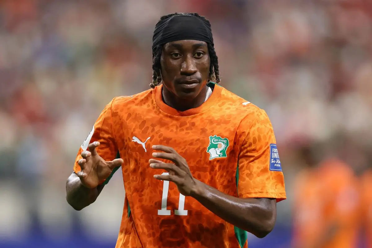 Yan Diomande. (Photo by MAURO PIMENTEL / AFP)