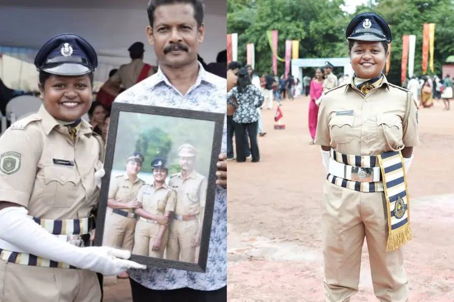 ‘18 ആയാൽ പി.എസ്.സി എഴുത്, പോലീസിൽ കയറ്’; കോവിഡ് കവർന്ന അമ്മയുടെ പാതയിൽ ഒലീവ പോലീസായി
