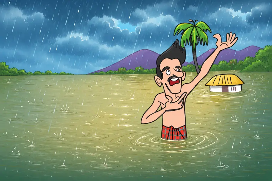 heavy rain
