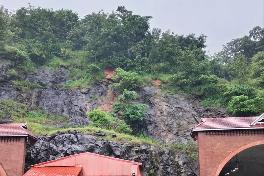 The area near the Thrissur-side entrance of the Kuthiran Tunnel