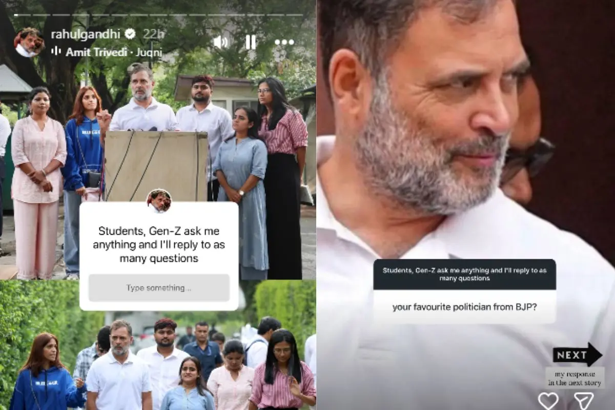 Rahul Gandhi during an 'Ask Me Anything' session