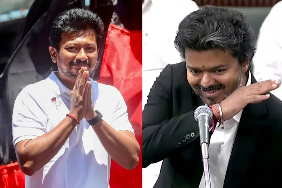 ‘തമിഴ്നാട്ടിലെ ജനങ്ങൾക്ക് വേണ്ടി അപമാനിക്കപ്പെടാനും തയ്യാർ’; നിയമസഭയിൽ വിജയ്-ഉദയനിധി വാക്പോര്