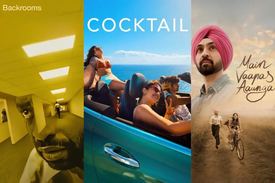 OTT releases this week: Cocktail 2, Backrooms, Main Vaapas Aaunga and more