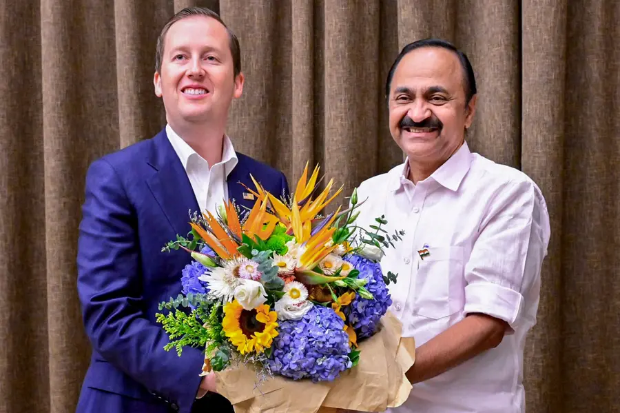 US Ambassador to India Sergio Gor meets Kerala CM VD Satheesan