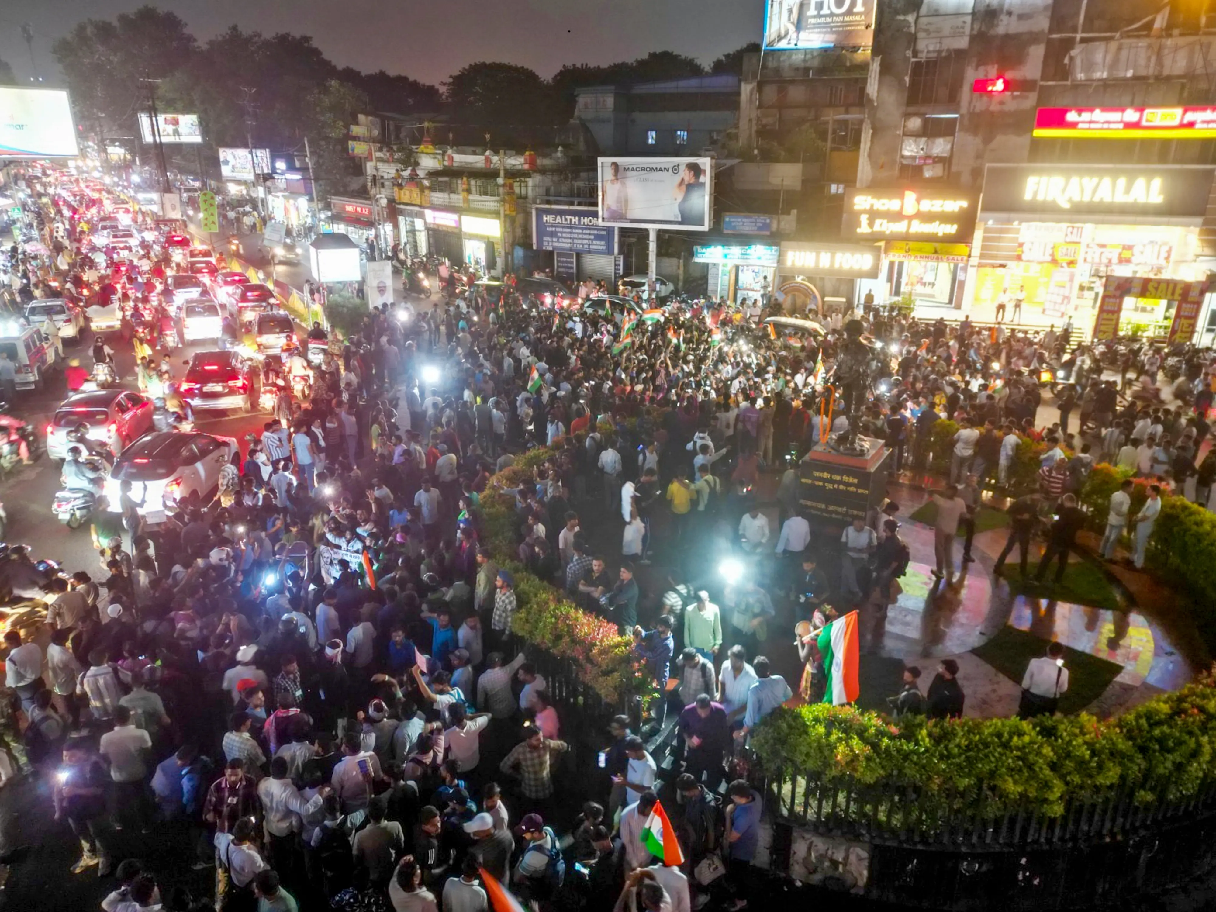 ഝാർഖണ്ഡിലെ പ്രതിഷേധത്തിൽ നിന്ന് | Photo: PTI