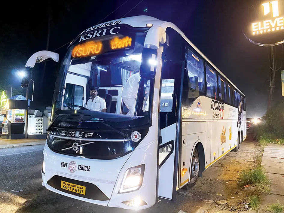 Airavat Club Class 2.0 - luxury bus service operated by the Karnataka State Road Transport Corporation