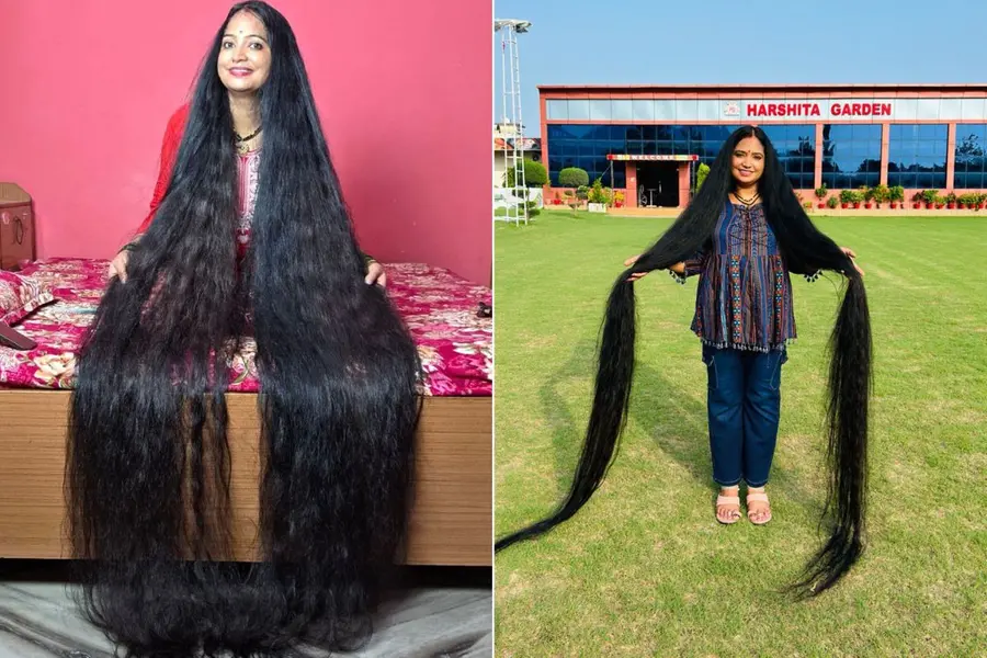 India now has the world’s longest-haired woman, who hasn’t cut her hair since 2015