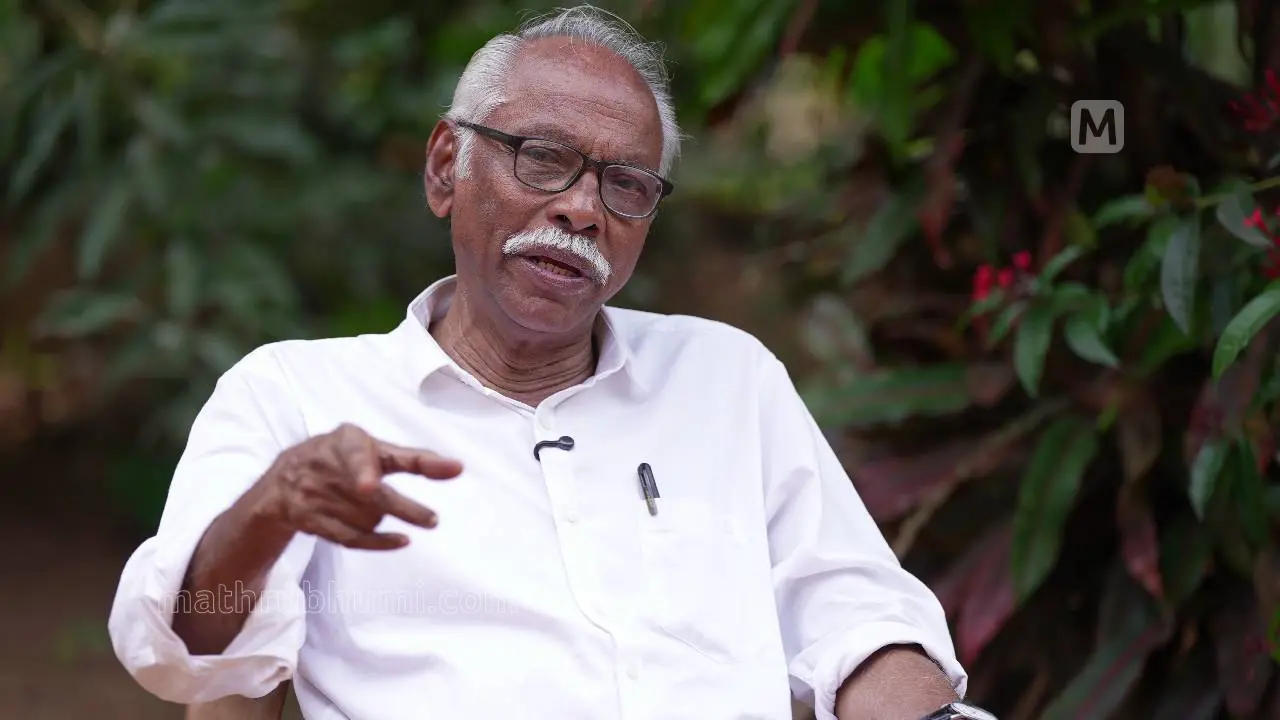 എം.എന്‍ കാരശ്ശേരി ഫോട്ടോ: അരുണ്‍ നിലമ്പൂര്‍