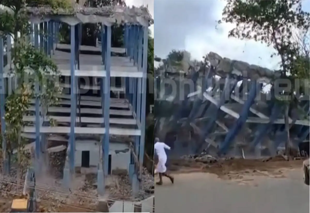 A visual showing the accident | Photo: screengrab/mathrubhumi news