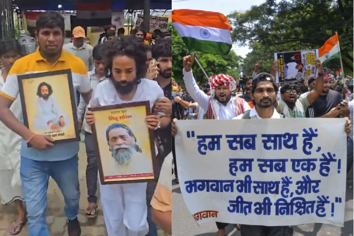 Jharkhand students and aspirants protest