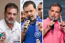 വെള്ള ടി-ഷർട്ടിൽനിന്ന് നീലയിലേക്ക്, ഇപ്പോൾ പിങ്ക്; ചർച്ചയായി രാഹുൽ ഗാന്ധിയുടെ ‘നിറംമാറ്റം’