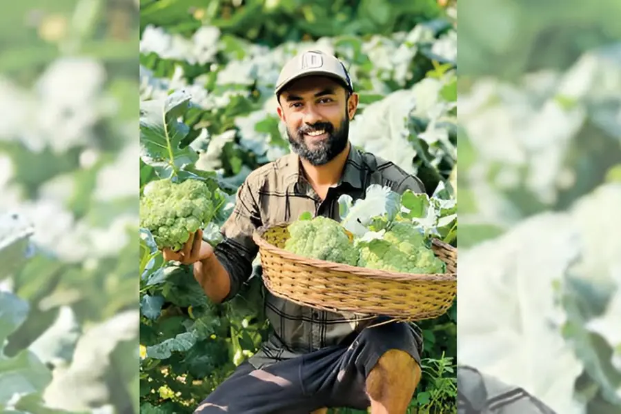 കംപ്യൂട്ടർ എൻജിനിയറിങ് വിട്ട് മണ്ണിലിറങ്ങി; അധ്വാനത്തിന്റെ നൂറുമേനി കൊയ്ത് ഹാഷിഖ് മികച്ച യുവകർഷകൻ