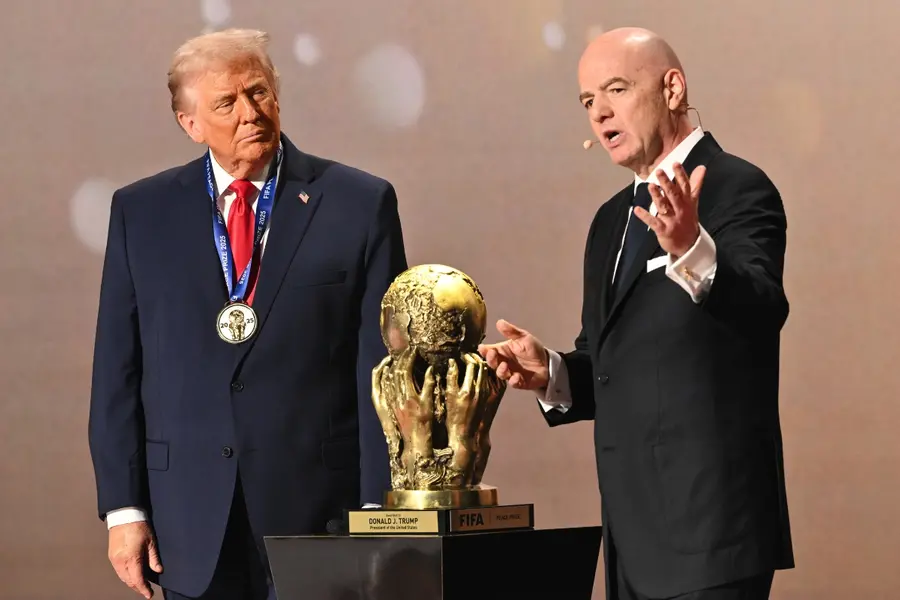 Trump Infantino FIFA Presidency