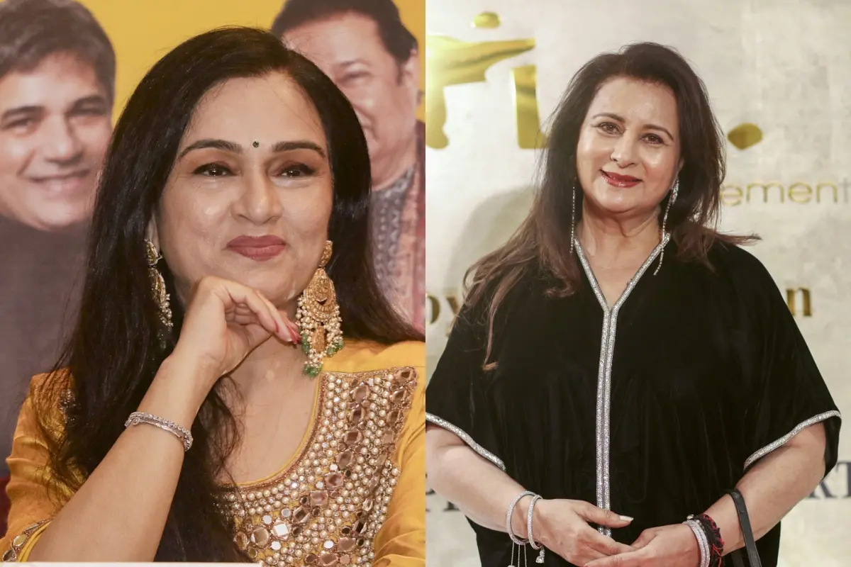 പദ്മിനി കോലാപ്പുരി, പൂനം ധില്ലൻ | ഫോട്ടോ: പി.ടി.ഐ.