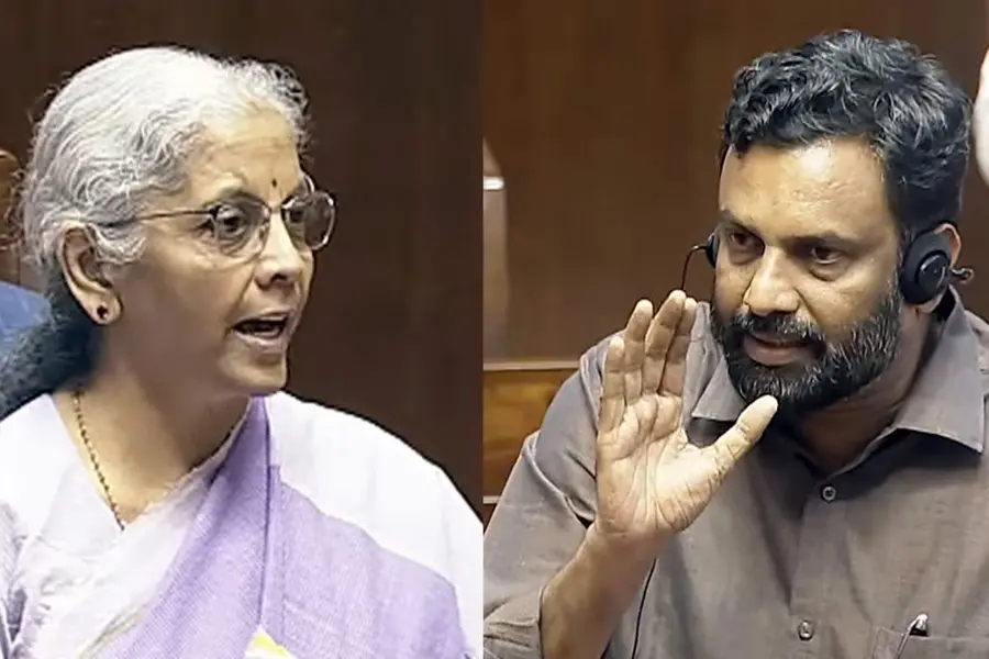 'കമ്യൂണിസ്റ്റുകാർ ഭീരുക്കൾ'; നിർമല സീതാരാമന്റെ പരാമർശം നീക്കാൻ സന്തോഷ് കുമാർ കത്ത് നൽകി
