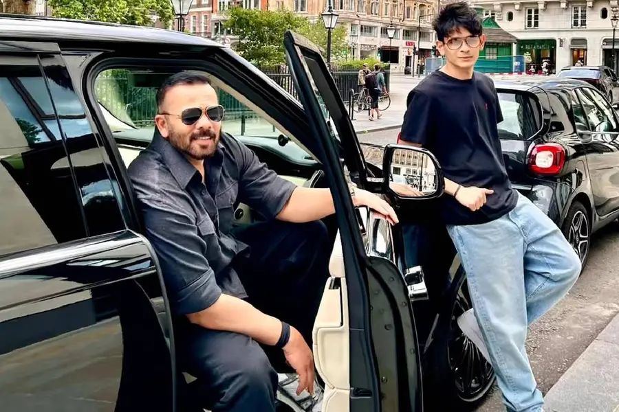 rohitshetty and son