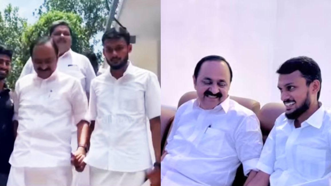 എംഡിഎംഎ കേസ് പ്രതി വി.ഡി. സതീശനൊപ്പം; ചിത്രങ്ങൾ പുറത്ത്
