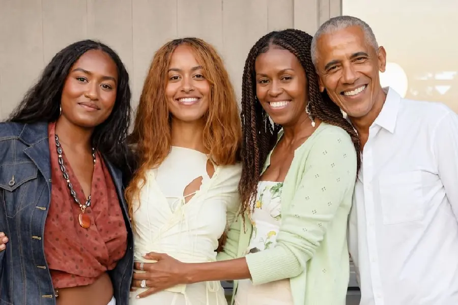 obama and family