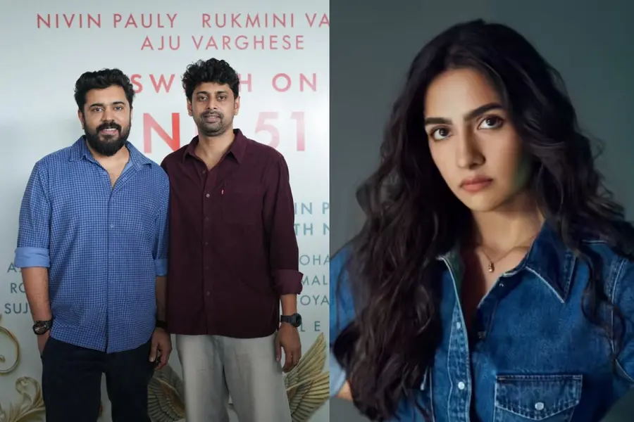 Rukmini Vasanth makes a Mollywood debut and Nivin Pauly is right there with her
