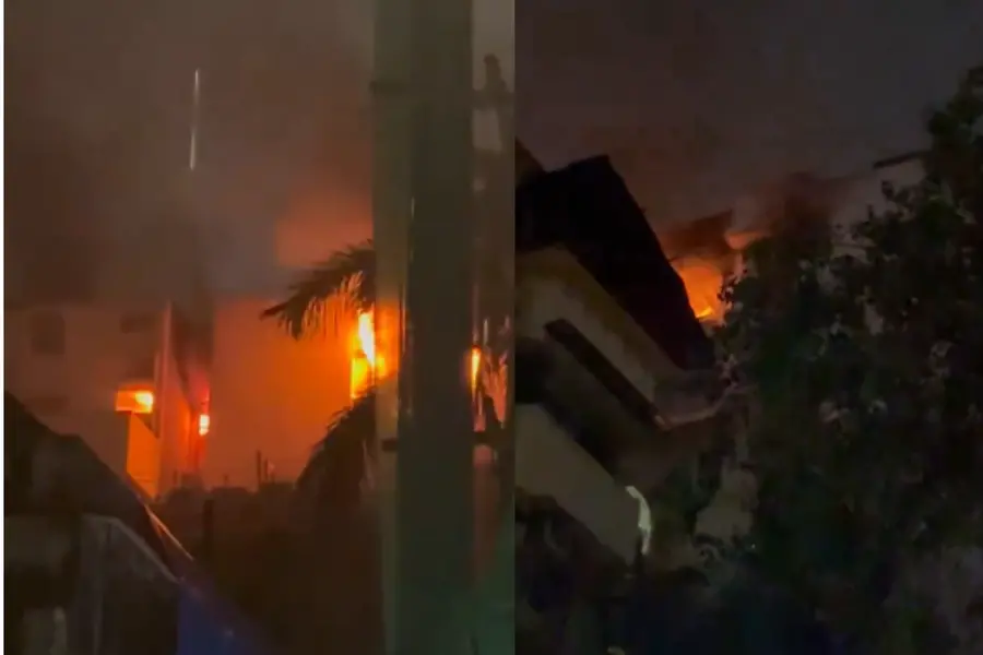Building fire in Mumbai