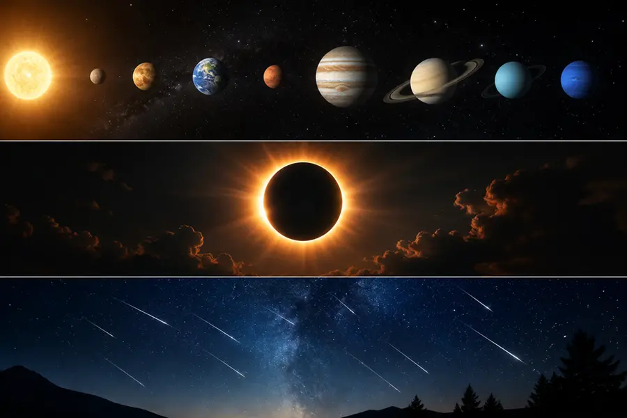 Why August 12 is a big day for skywatchers: Solar eclipse, six planets and Perseids explained