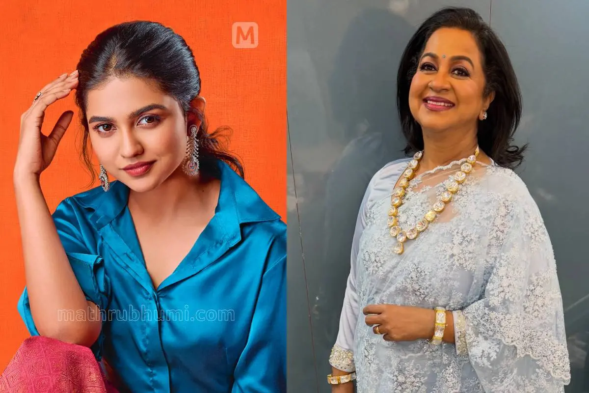 മമിതാ ബൈജു, രാധികാ ശരത്കുമാർ | ഫോട്ടോ: എൻ.എം. പ്രദീപ്\ മാതൃഭൂമി, Instagram