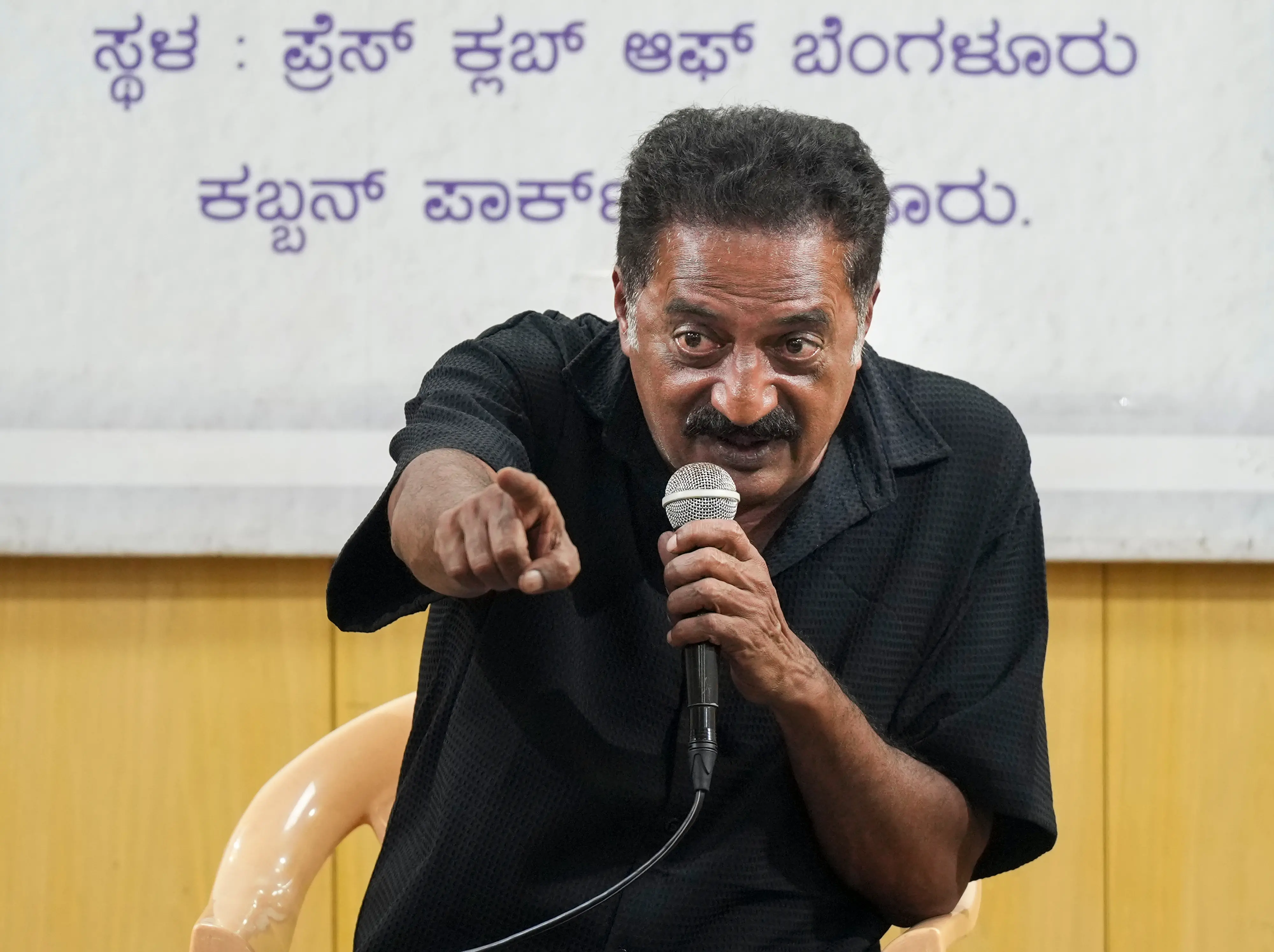 Actor and social activist Prakash Raj.| Photo: PTI