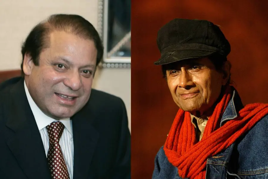 Navaz Sharif and Dev Anand
