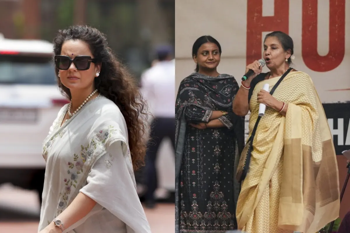 കങ്കണ റണൗട്ട്, ഷബാന ആസ്മി | ഫോട്ടോ: പി.ടി.ഐ.