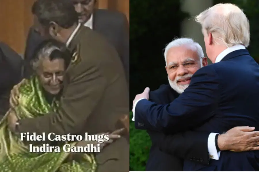 Modi’s ‘hug diplomacy’ jibe backfires? BJP hits Rahul Gandhi with Indira Gandhi photos